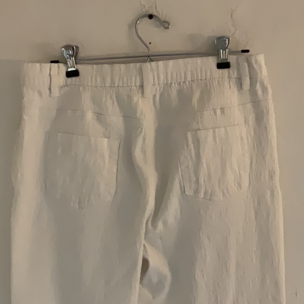 Sale! DG2 by Diane Gilman Virtual Stretch Straight Leg Jeans, Size 10P, White - Picture 3 of 8
